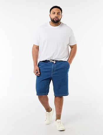 Bermuda vaquero con cordones