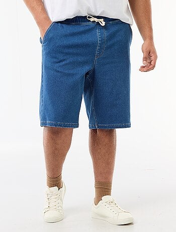 Bermuda vaquero con cordones