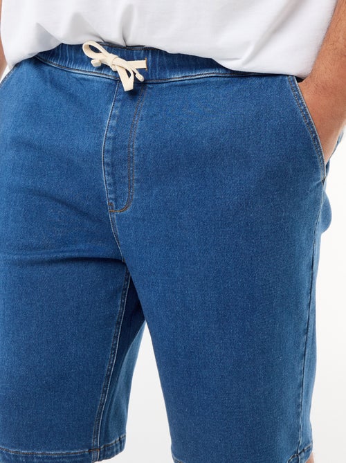 Bermuda vaquero con cordones - Kiabi