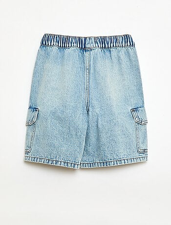 Bermuda vaquero multibolsillos