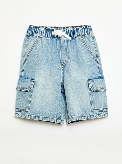 Bermuda vaquero multibolsillos - Kiabi