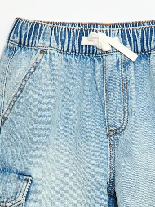 Bermuda vaquero multibolsillos - Kiabi