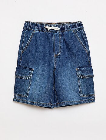 Bermuda vaquero multibolsillos