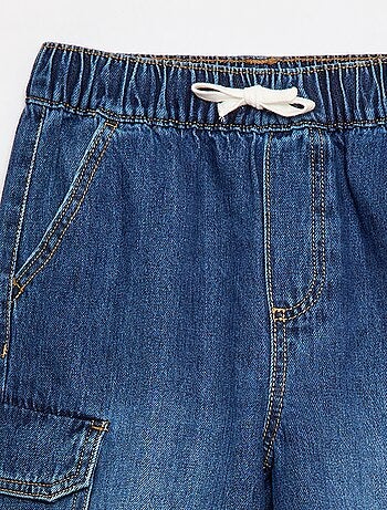 Bermuda vaquero multibolsillos