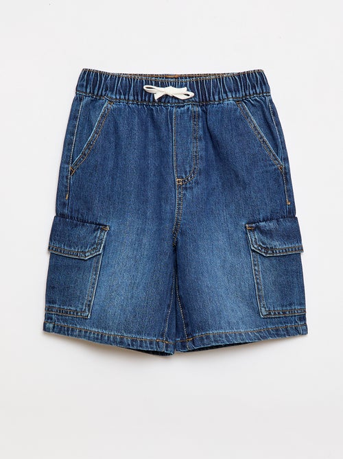 Bermuda vaquero multibolsillos - Kiabi