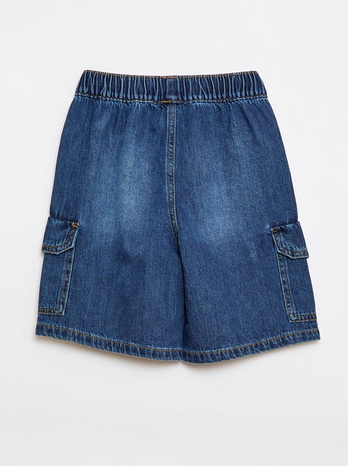 Bermuda vaquero multibolsillos - Kiabi