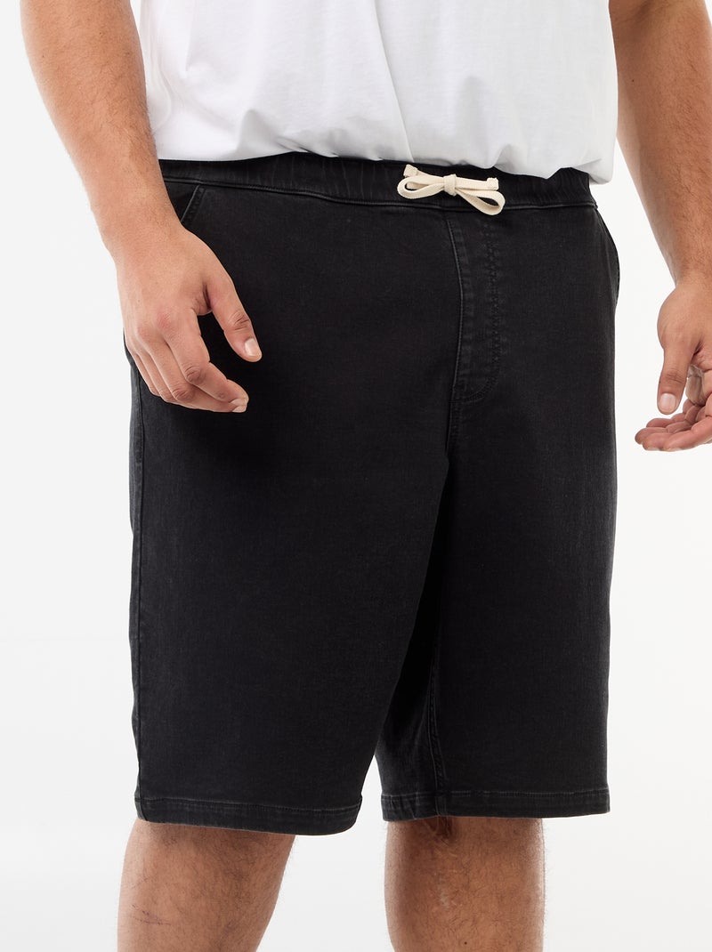 Bermuda Vaquero Negro - Kiabi