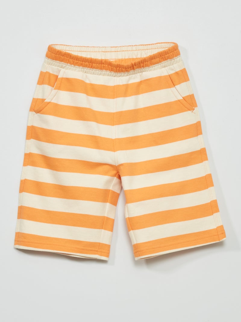Bermudas a rayas NARANJA - Kiabi