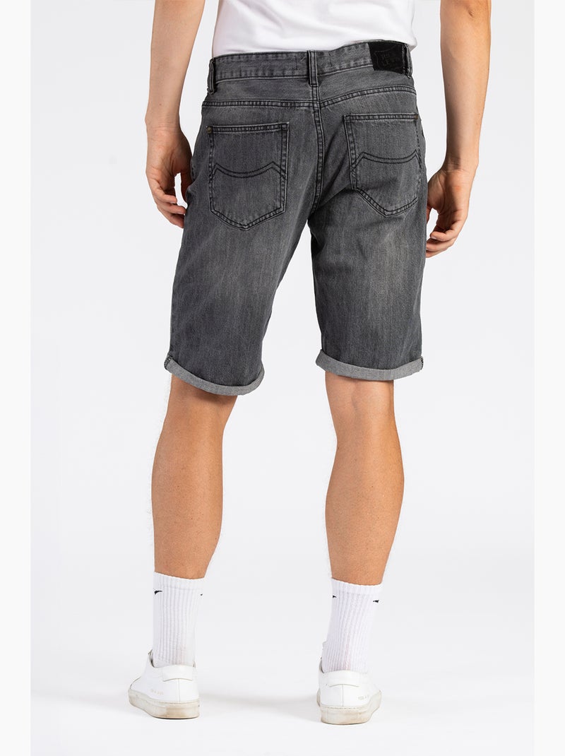 Bermudas AZAD de corte relajado de algodón Gris - Kiabi