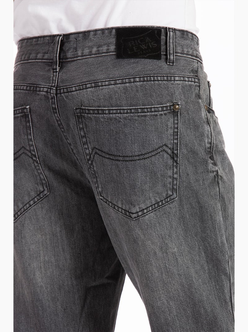 Bermudas AZAD de corte relajado de algodón Gris - Kiabi