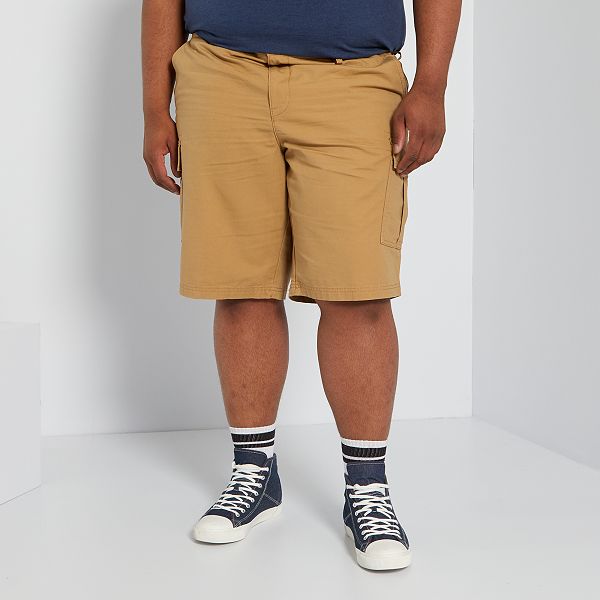Bermudas cargo Tallas grandes hombre - BEIGE - Kiabi - 20,00€