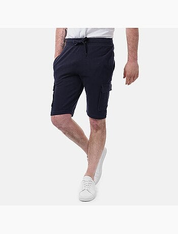 Bermudas cargo de punto piqué