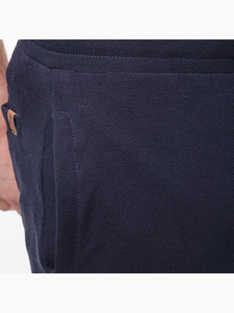 Bermudas cargo de punto piqué Azul marino - Kiabi