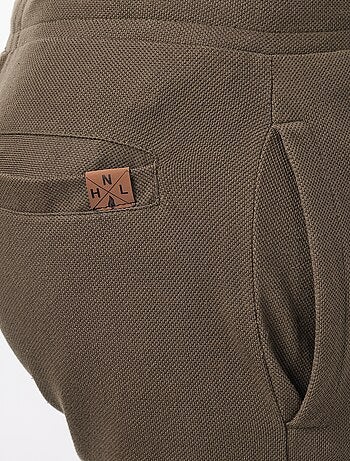 Bermudas cargo de punto piqué