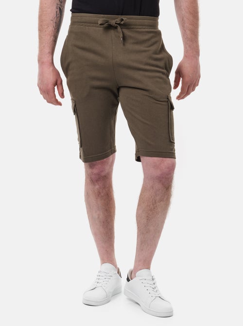 Bermudas cargo de punto piqué - Kiabi