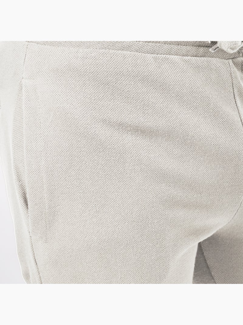 Bermudas cargo de punto piqué Crudo - Kiabi