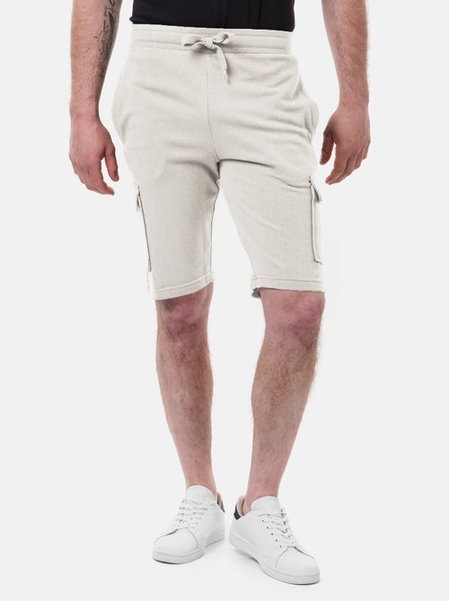 Bermudas cargo de punto piqué - Kiabi
