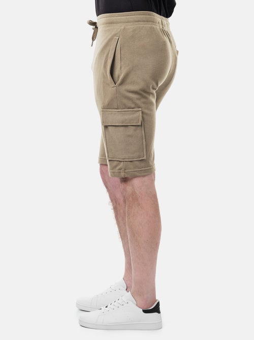Bermudas cargo de punto piqué - Kiabi