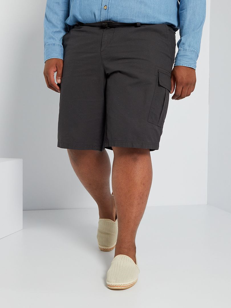 Bermudas cargo gris oscuro Kiabi 20.00