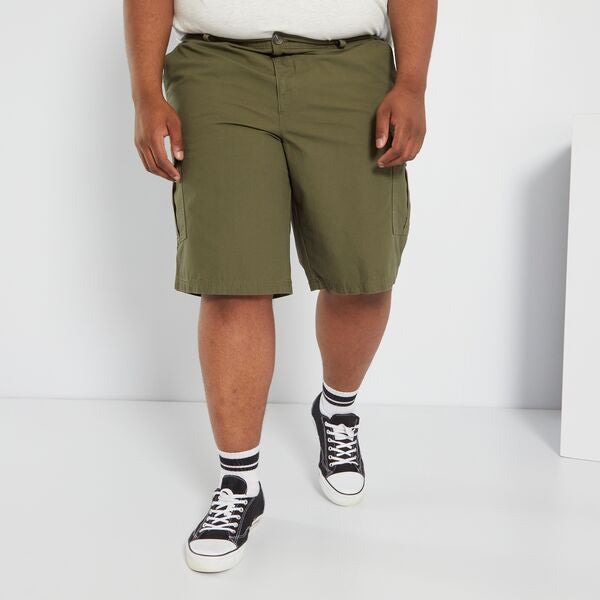 Bermudas cargo Tallas grandes hombre - KAKI - Kiabi - 20,00€