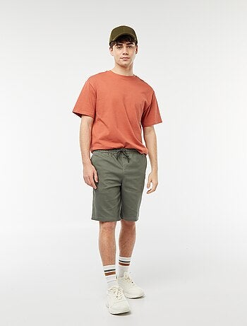 Bermudas chic con corte recto