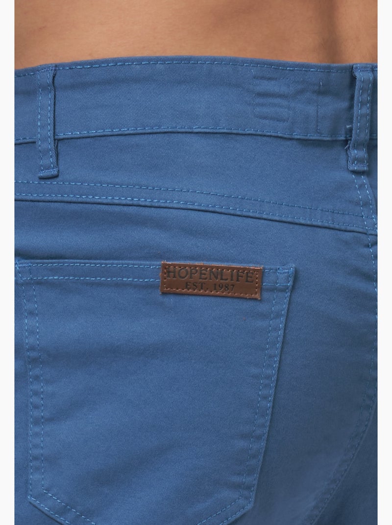 Bermudas chinas Azul - Kiabi