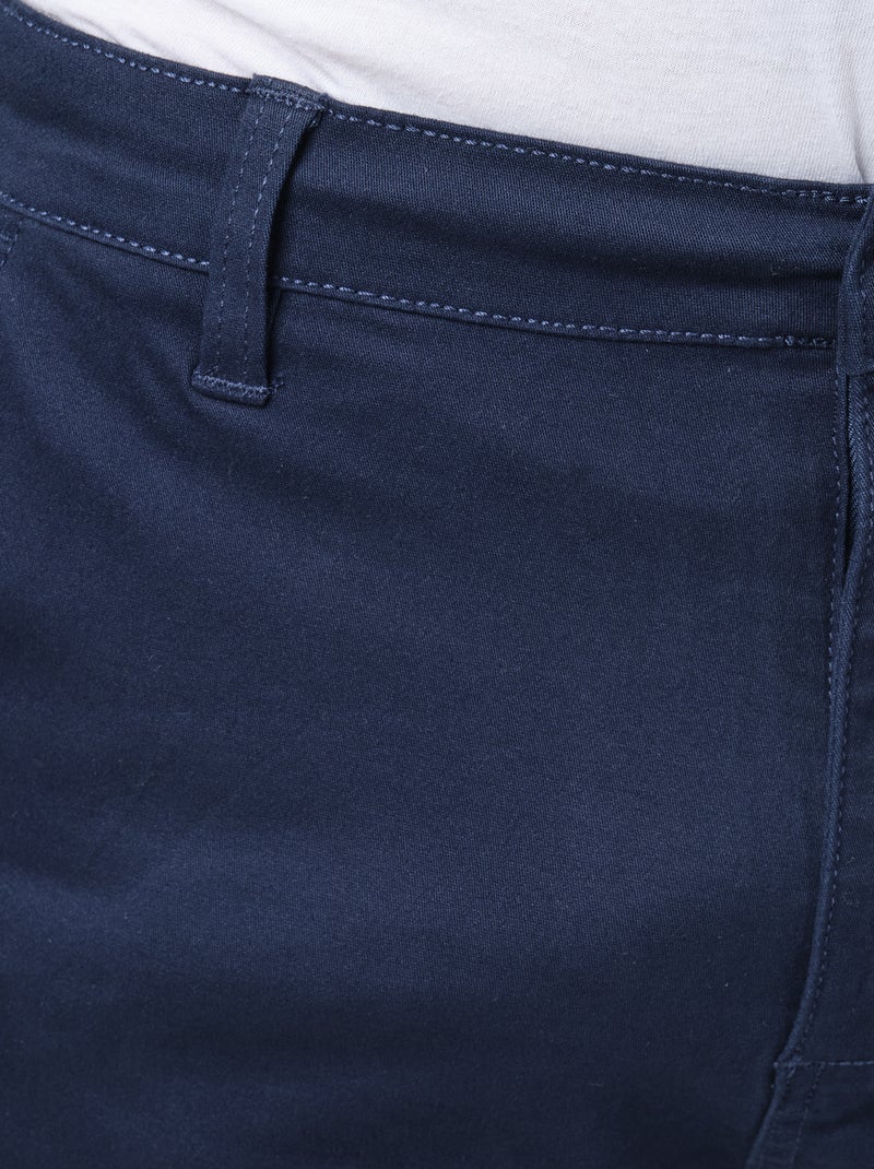 Bermudas chinas Azul marino - Kiabi