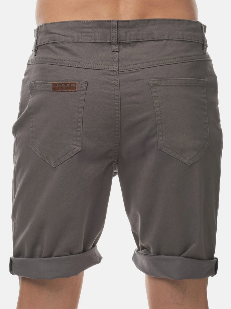 Bermudas chinas Gris - Kiabi