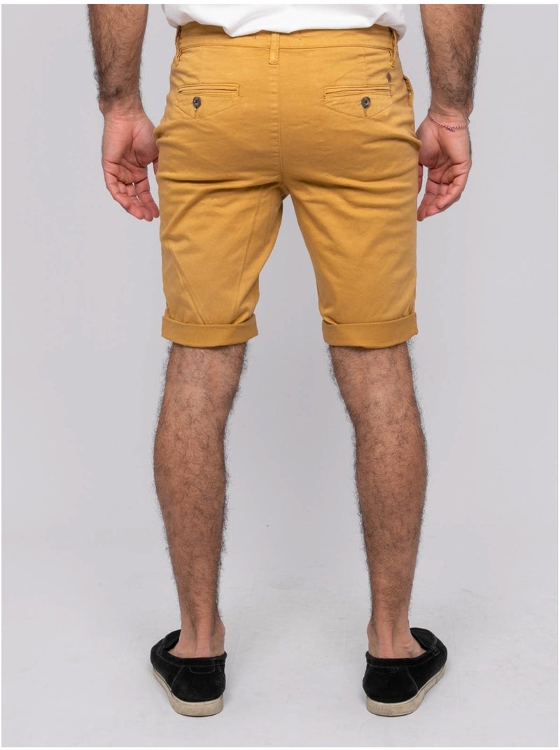 Bermudas chino BOLSTER Mostaza - Kiabi