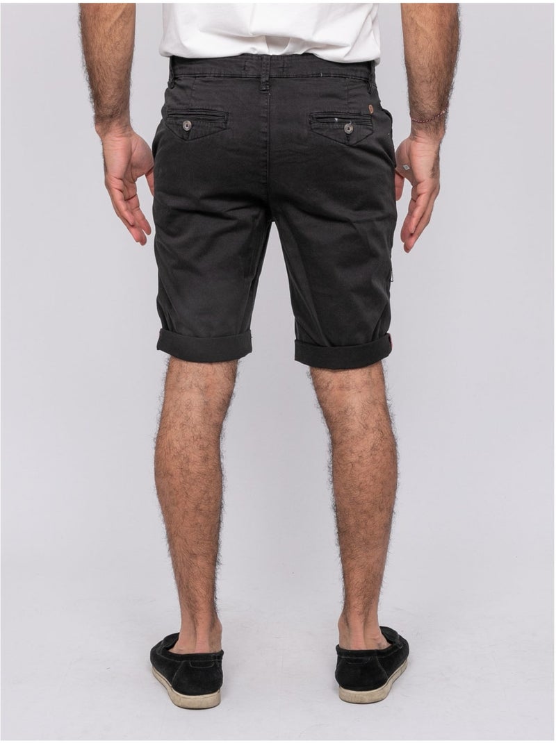 Bermudas chino BOLSTER Negro - Kiabi