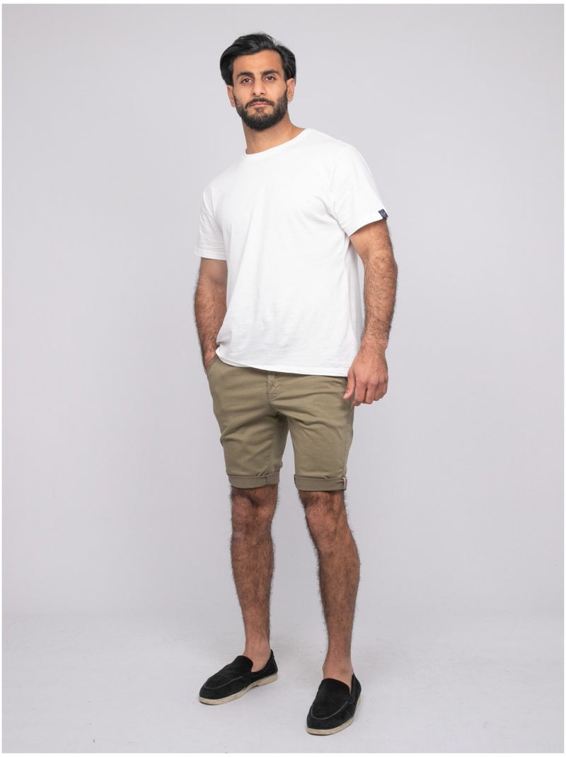Bermudas chino BOLSTER Verde caqui claro - Kiabi