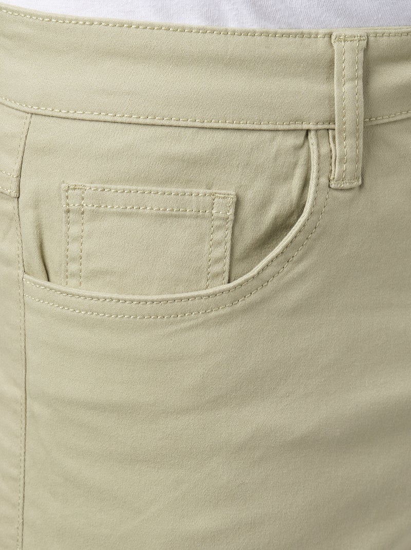 Bermudas chino Caqui - Kiabi