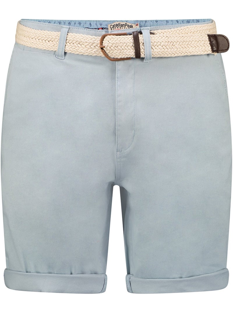 Bermudas chino con cinturón plageak – canadian peak Azul cielo - Kiabi