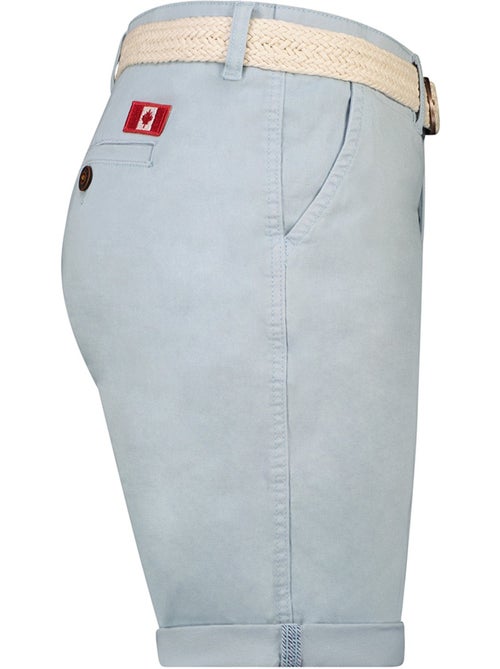 Bermudas chino con cinturón plageak – canadian peak - Kiabi Bermudas chino con cinturón plageak – canadian peak - Kiabi