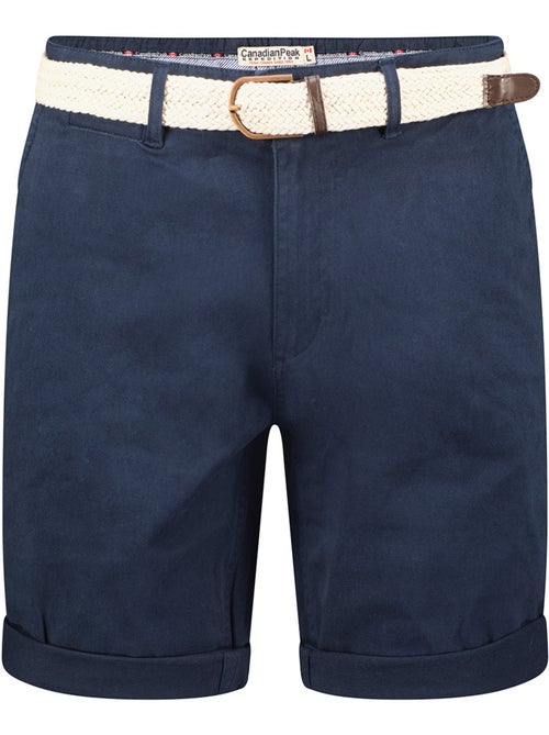 Bermudas chino con cinturón plageak – canadian peak - Kiabi Bermudas chino con cinturón plageak – canadian peak - Kiabi