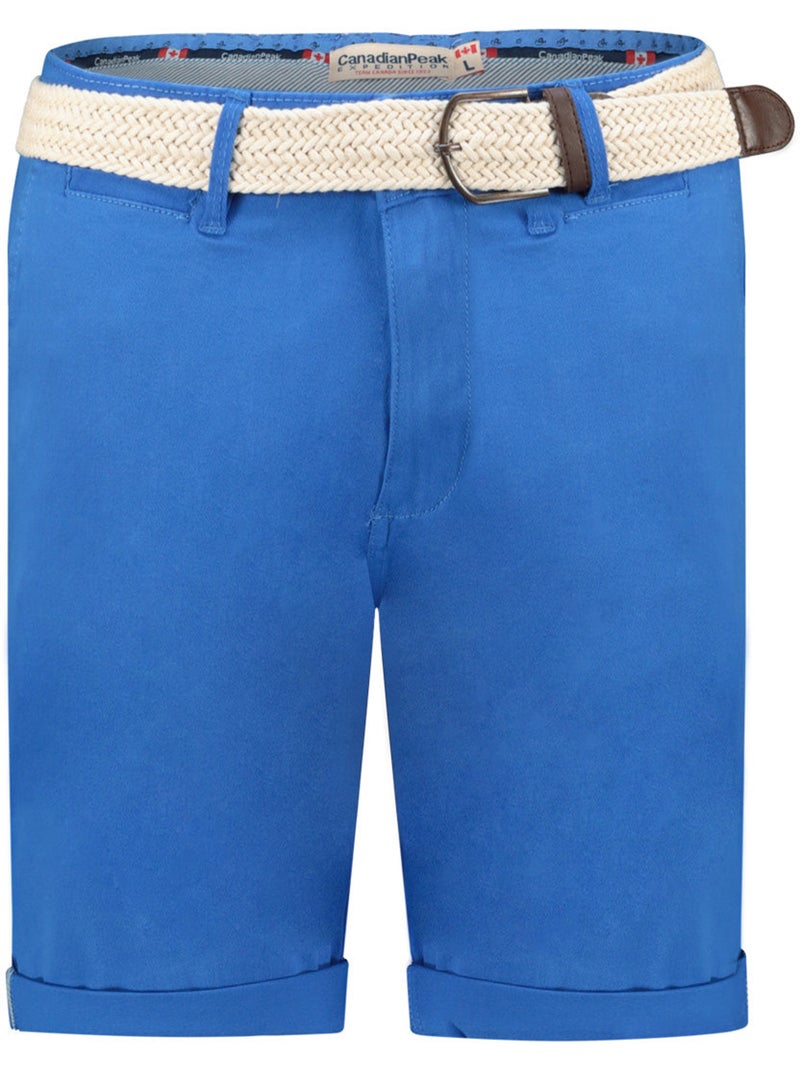 Bermudas chino con cinturón plageak – canadian peak Azul real - Kiabi