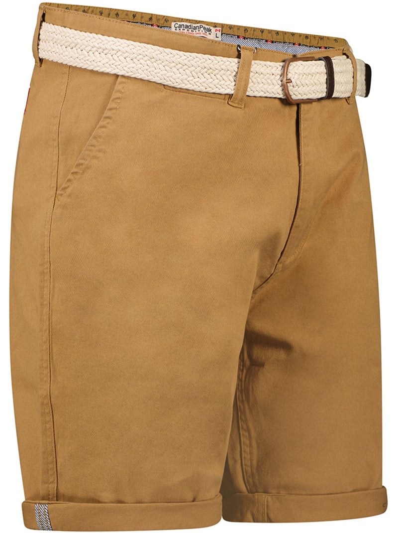 Bermudas chino con cinturón plageak – canadian peak Beige - Kiabi