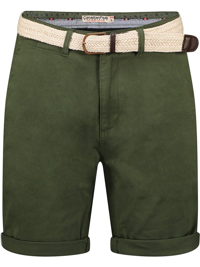 Bermudas chino con cinturón plageak – canadian peak Caqui - Kiabi