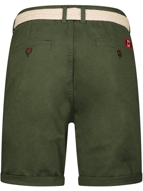 Bermudas chino con cinturón plageak – canadian peak - Kiabi Bermudas chino con cinturón plageak – canadian peak - Kiabi
