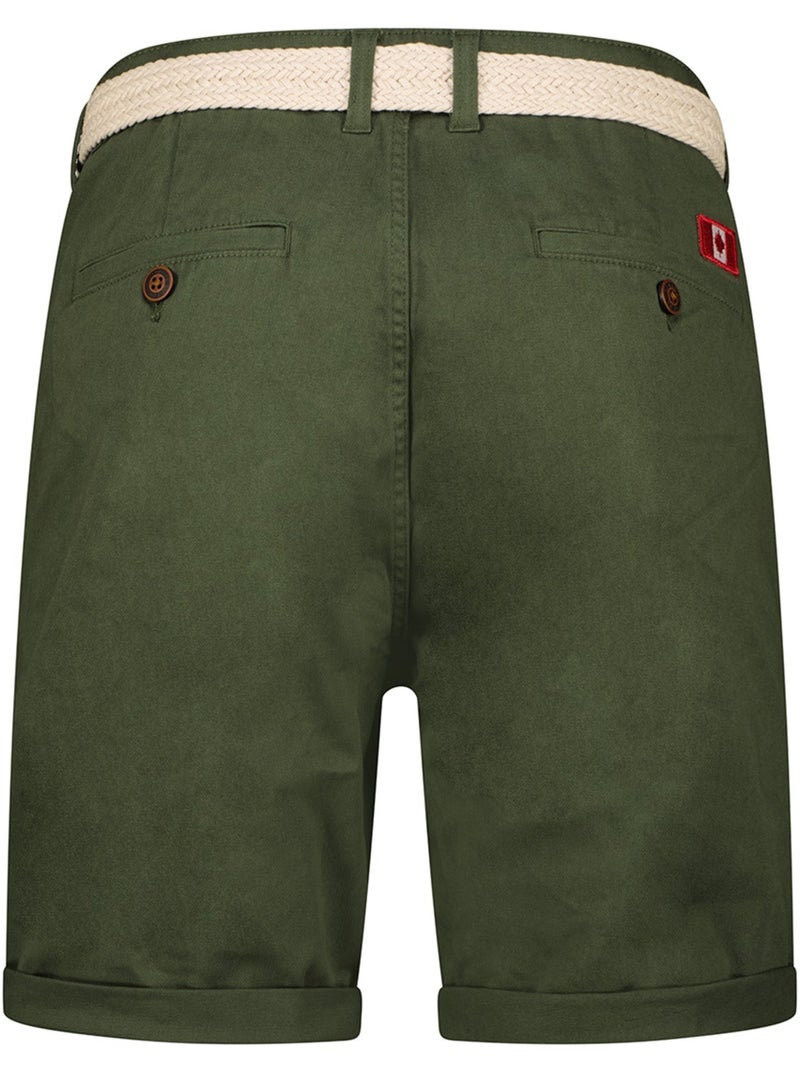Bermudas chino con cinturón plageak – canadian peak Caqui - Kiabi