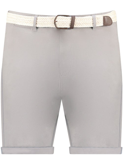 Bermudas chino con cinturón plageak – canadian peak - Kiabi Bermudas chino con cinturón plageak – canadian peak - Kiabi