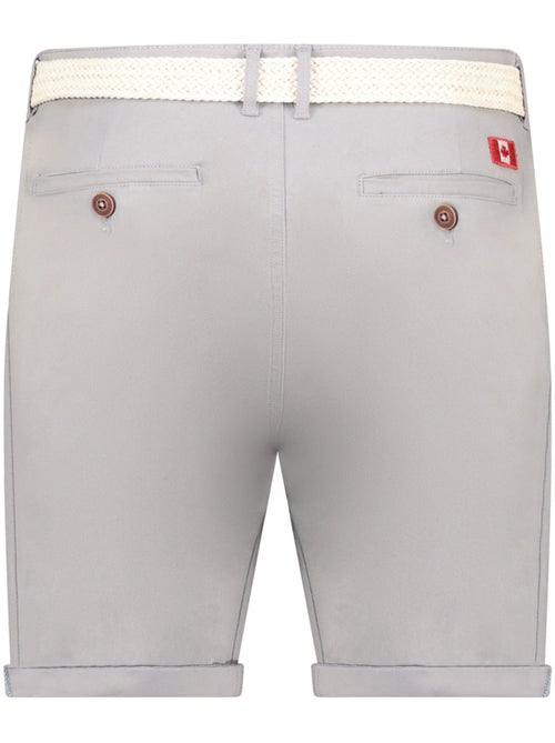 Bermudas chino con cinturón plageak – canadian peak - Kiabi Bermudas chino con cinturón plageak – canadian peak - Kiabi