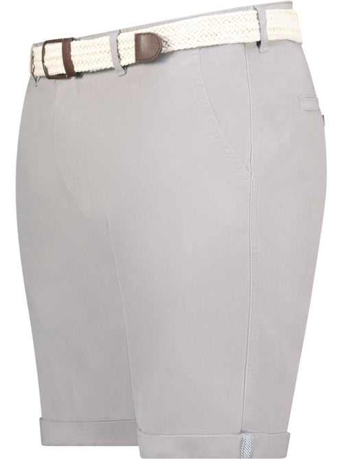 Bermudas chino con cinturón plageak – canadian peak - Kiabi Bermudas chino con cinturón plageak – canadian peak - Kiabi