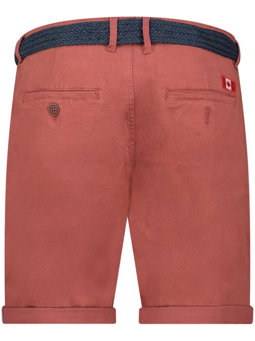 Bermudas chino con cinturón plageak – canadian peak - Kiabi Bermudas chino con cinturón plageak – canadian peak - Kiabi