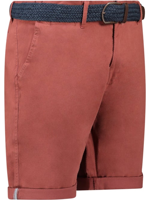 Bermudas chino con cinturón plageak – canadian peak - Kiabi Bermudas chino con cinturón plageak – canadian peak - Kiabi