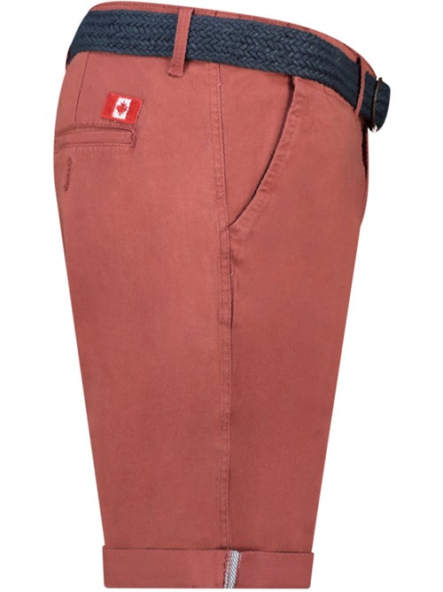 Bermudas chino con cinturón plageak – canadian peak - Kiabi Bermudas chino con cinturón plageak – canadian peak - Kiabi