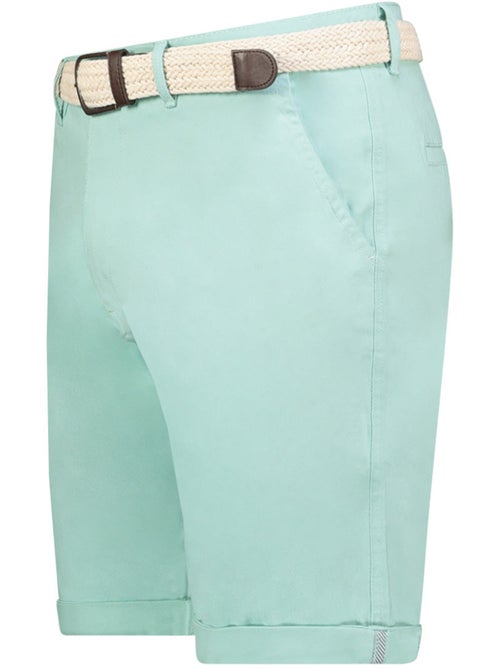 Bermudas chino con cinturón plageak – canadian peak - Kiabi Bermudas chino con cinturón plageak – canadian peak - Kiabi
