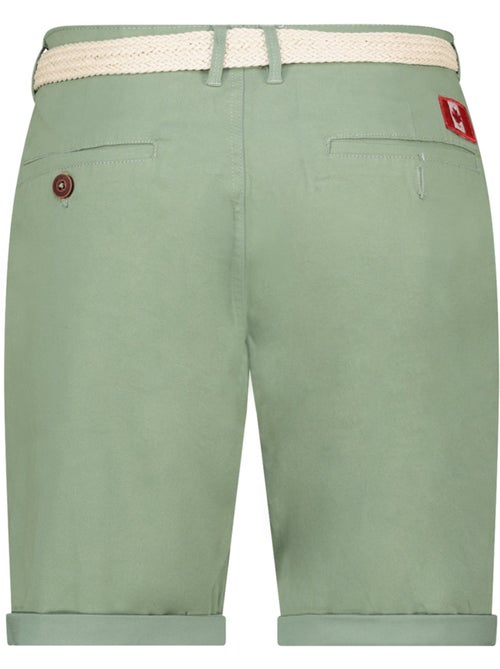 Bermudas chino con cinturón plageak – canadian peak - Kiabi Bermudas chino con cinturón plageak – canadian peak - Kiabi