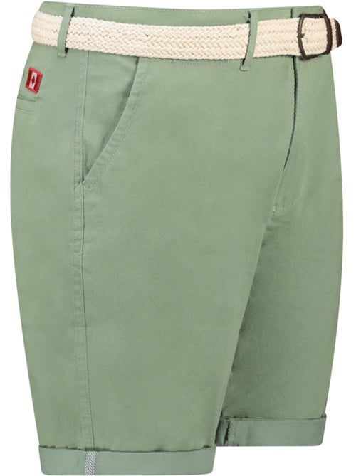 Bermudas chino con cinturón plageak – canadian peak - Kiabi Bermudas chino con cinturón plageak – canadian peak - Kiabi