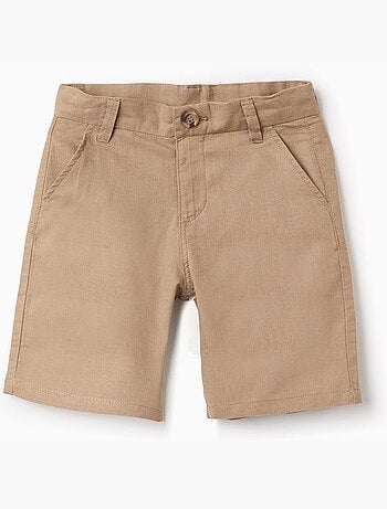 Bermudas chino largos en lino y algodón